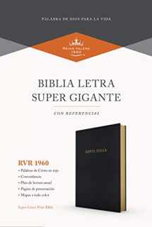 9781535973410-1535973412-Biblia Reina Valera 1960 Letra súper gigante negro, imitación piel | RVR 1960 Super Giant Print Bible, Black, Imitation leather (Spanish Edition)