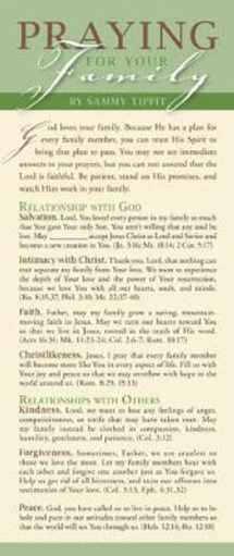 9781600062056-1600062059-Praying for Your Family 50-pack (Prayer Cards)