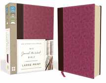 9780310445623-0310445620-NIV, Journal the Word Bible, Large Print, Leathersoft, Pink/Brown: Reflect, Journal, or Create Art Next to Your Favorite Verses