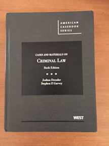 9780314279828-0314279822-Cases and Materials on Criminal Law, 6th Edition (American Casebook Series)