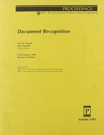 9780819414762-081941476X-Document Recognition: 9-10 February 1994, San Jose, California (Proceedings / Spie--The International Society for Optical Engineering, V. 2181)