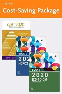 9780323750332-0323750338-Buck's 2020 ICD-10-CM Physician Edition, 2020 HCPCS Professional Edition and AMA 2020 CPT Professional Edition Package