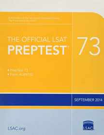 9780986045530-0986045535-The Official LSAT PrepTest 73: (Sept. 2014 LSAT)