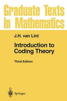 9783540641339-3540641335-Introduction to Coding Theory (Graduate Texts in Mathematics, 86)