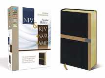 9780310409397-031040939X-NIV, KJV, NASB, Amplified, Classic Comparative Parallel Bible, Leathersoft, Black/Tan: NIV and KJV and NASB and Amplified