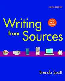 9781319085766-1319085768-Writing from Sources with 2016 MLA Update