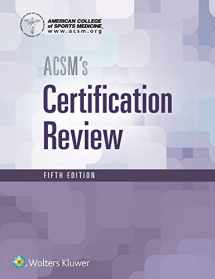 9781496338778-1496338774-ACSM's Certification Review (American College of Sports Medicine)