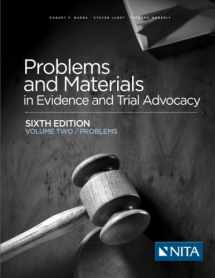 9781601565792-1601565798-Problems and Materials in Evidence and Trial Advocacy: Sixth Edition Volme Two/Problems (NITA)
