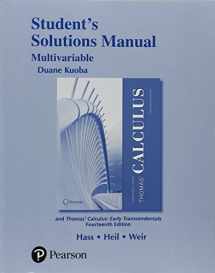 9780134606057-0134606051-Student Solutions Manual for Thomas' Calculus, Multivariable