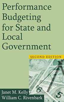 9780765623935-0765623935-Performance Budgeting for State and Local Government