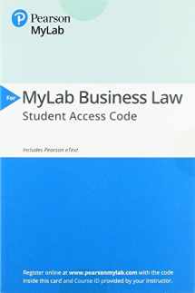9780134728933-0134728939-MyLab Business Law with Pearson eText -- Access Card -- for Business Law