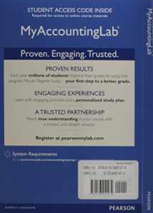 9780133451474-013345147X-NEW MyLab Accounting with Pearson eText -- Access Card -- for Cost Accounting