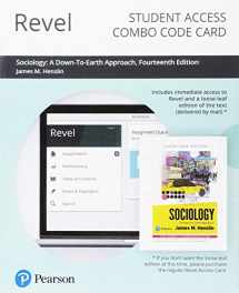 9780135193471-0135193478-Sociology: A Down-To-Earth Approach-- Revel + Print Combo Access Code