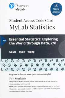 9780136483106-0136483100-Essential Statistics -- MyLab Statistics with Pearson eText