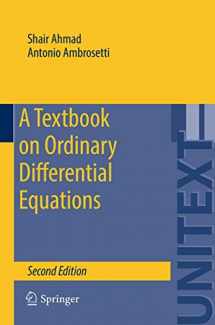9783319164076-3319164074-A Textbook on Ordinary Differential Equations (UNITEXT, 88)