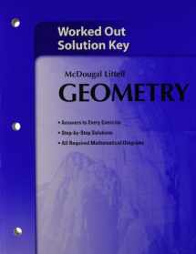 9780618736645-0618736646-Mcdougal Littell Geometry: Worked out Solution Key
