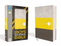 9780310760788-031076078X-NIV, Boys Backpack Bible, Compact, Leathersoft, Yellow/Charcoal