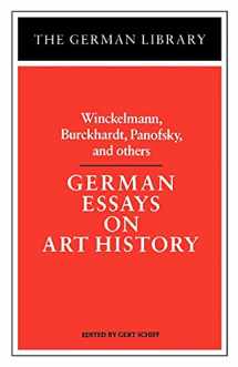 9780826403094-0826403093-German Essays on Art History: Winckelmann, Burckhardt, Panofsky, and others (German Library)