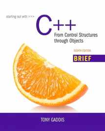 9780134037325-0134037324-Starting Out with C++: From Control Structures through Objects, Brief Version (8th Edition)