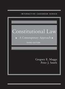 9781628103083-1628103086-Constitutional Law: A Contemporary Approach, 3d (Interactive Casebook Series)