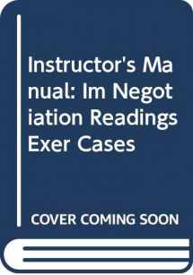 9780070593466-0070593469-Instructor's Manual: Im Negotiation Readings Exer Cases