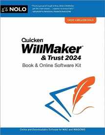 9781413331325-1413331327-Quicken Willmaker & Trust 2024: Book & Online Software Kit