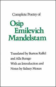 9780873952101-0873952103-Complete Poetry of Osip Emilevich Mandelstam (Russian literature in translation)