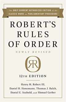 9781541736696-1541736699-Robert's Rules of Order Newly Revised, 12th edition