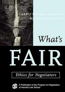 9781118009253-1118009258-What's Fair: Ethics for Negotiators