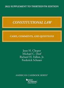 9781636599236-1636599230-Constitutional Law: Cases, Comments, and Questions, 13th, 2022 Supplement (American Casebook Series)