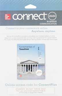 9781259293122-1259293122-Connect 1-Semester Access Card for Fundamentals of Taxation 2015 Edition