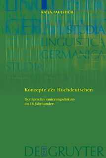 9783110203653-3110203650-Konzepte des Hochdeutschen: Der Sprachnormierungsdiskurs im 18. Jahrhundert (Studia Linguistica Germanica, 91) (German Edition)