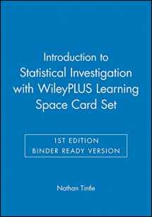 9781119238355-1119238358-Introduction to Statistical Investigations, 1e Binder Ready Version + WileyPLUS Learning Space Registration Card