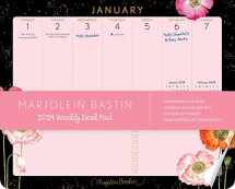 9781524884178-1524884170-Marjolein Bastin 2024 Weekly Desk Pad: Pink Poppies