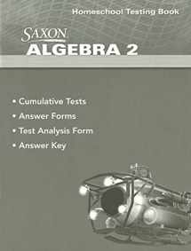 9780547625850-0547625855-Saxon Algebra: Testing Book (2)