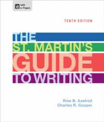 9781457604423-1457604426-The St. Martin's Guide to Writing