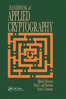 9780849385230-0849385237-Handbook of Applied Cryptography (Discrete Mathematics and Its Applications)