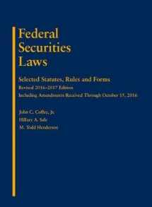 9781683286837-1683286839-Federal Securities Laws: Selected Statutes, Rules and Forms