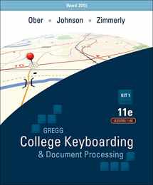 9780077824631-0077824636-Gregg College Keyboarding & Document Processing (GDP); Lessons 1-60, main text