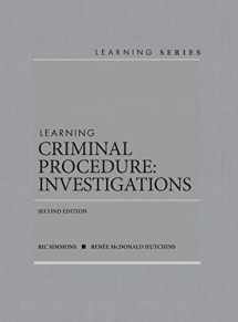 9781642424225-1642424226-Learning Criminal Procedure: Investigations (Learning Series)