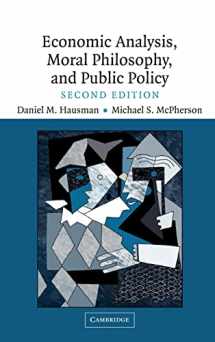 9780521846295-0521846293-Economic Analysis, Moral Philosophy and Public Policy