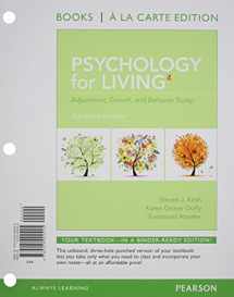 9780205909490-0205909493-Psychology for Living: Adjustment, Growth, and Behavior Today, Books a la Carte Plus MySearchLab with eText -- Access Card Package (11th Edition)