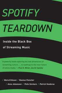 9780262038904-0262038900-Spotify Teardown: Inside the Black Box of Streaming Music (Mit Press)