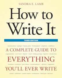 9781607740322-160774032X-How to Write It, Third Edition: A Complete Guide to Everything You'll Ever Write (How to Write It: Complete Guide to Everything You'll Ever Write)