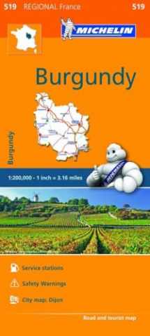 9782067209190-2067209191-Michelin Regional Maps: France: Burgundy Map 519 (Michelin Regional France, 519)