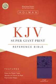 9781433614507-1433614502-KJV Super Giant Print Reference Bible, Purple LeatherTouch
