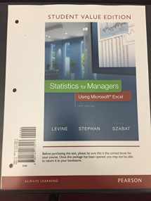 9780134173054-0134173058-Statistics for Managers Using Microsoft Excel