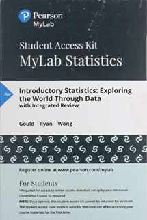 9780135190234-0135190231-Introductory Statistics: Exploring the World Through Data -- MyLab Statistics with Pearson eText Access Code