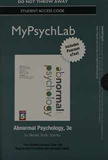 9780205968350-020596835X-NEW MyPsychLab with Pearson eText -- Standalone Access Code -- for Abnormal Psychology (3rd Edition)