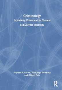 9781032378237-1032378239-Criminology: Explaining Crime and Its Context